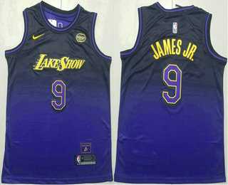 Men's Los Angeles Lakers #9 Bronny James Jr Purple 2024 City Edition Swingman Sponsor Stitched Jersey,We sell and wholesale Men's Los Angeles Lakers #9 Bronny James Jr Purple 2024 City Edition Swingman Sponsor Stitched Jersey on line form chian!